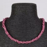Rosa Turmalin Halskette